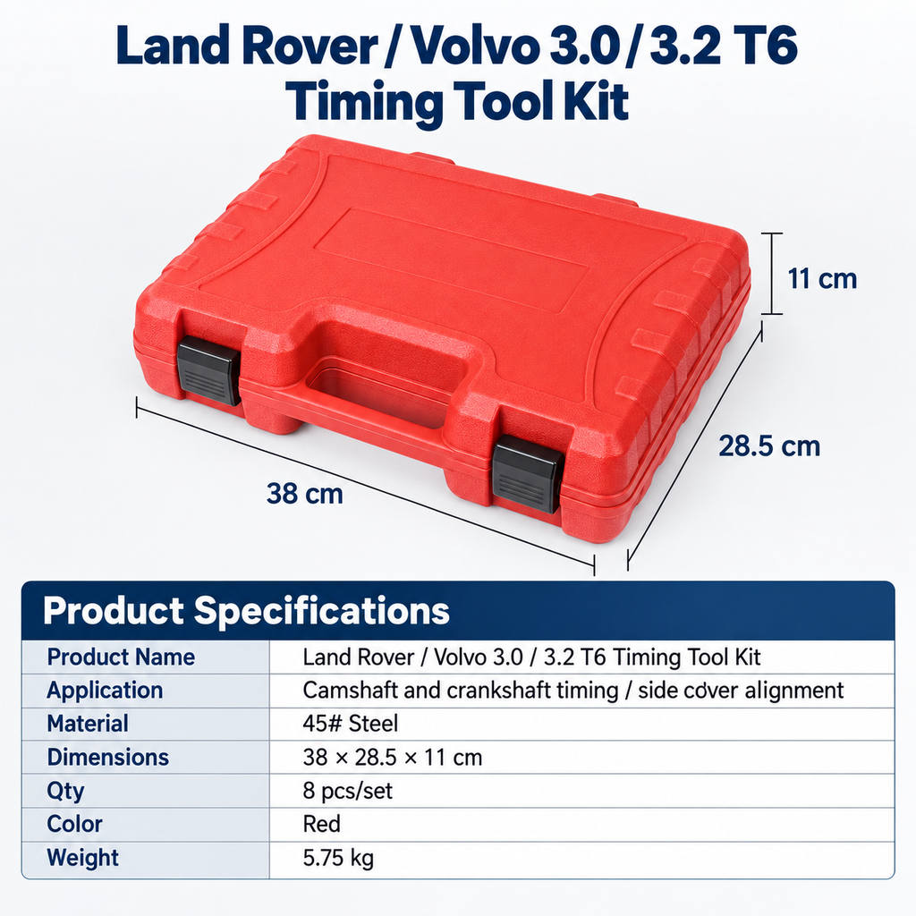 Land Rover Volvo 3.2 T6 Engine Timing Tool Kit Features