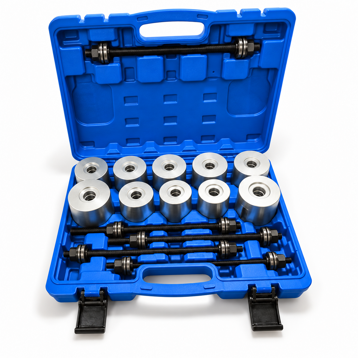Alternate view of 27-piece bushing service tool kit and carrying case