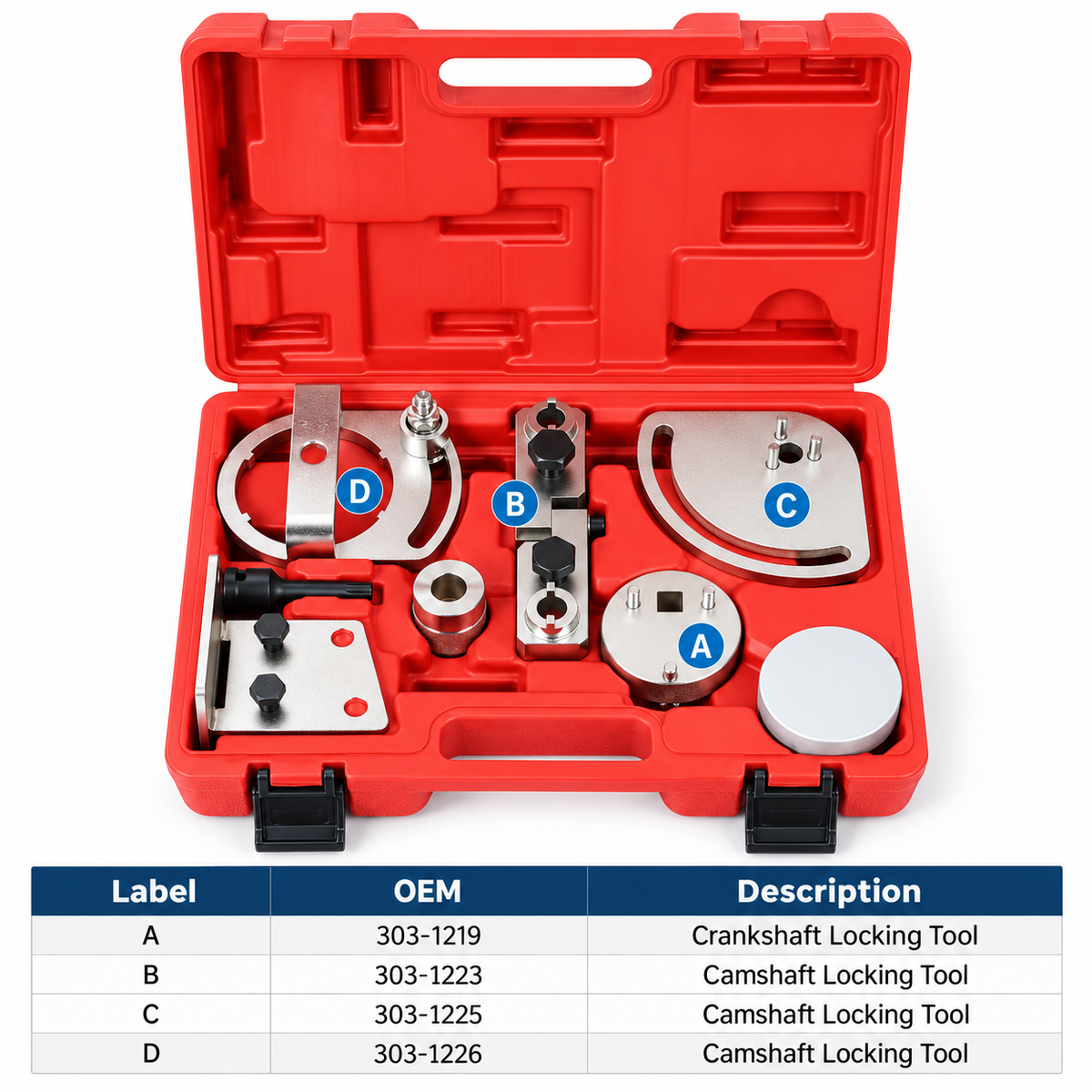 Land Rover Volvo 3.2 T6 Engine Timing Tool Kit Detail View