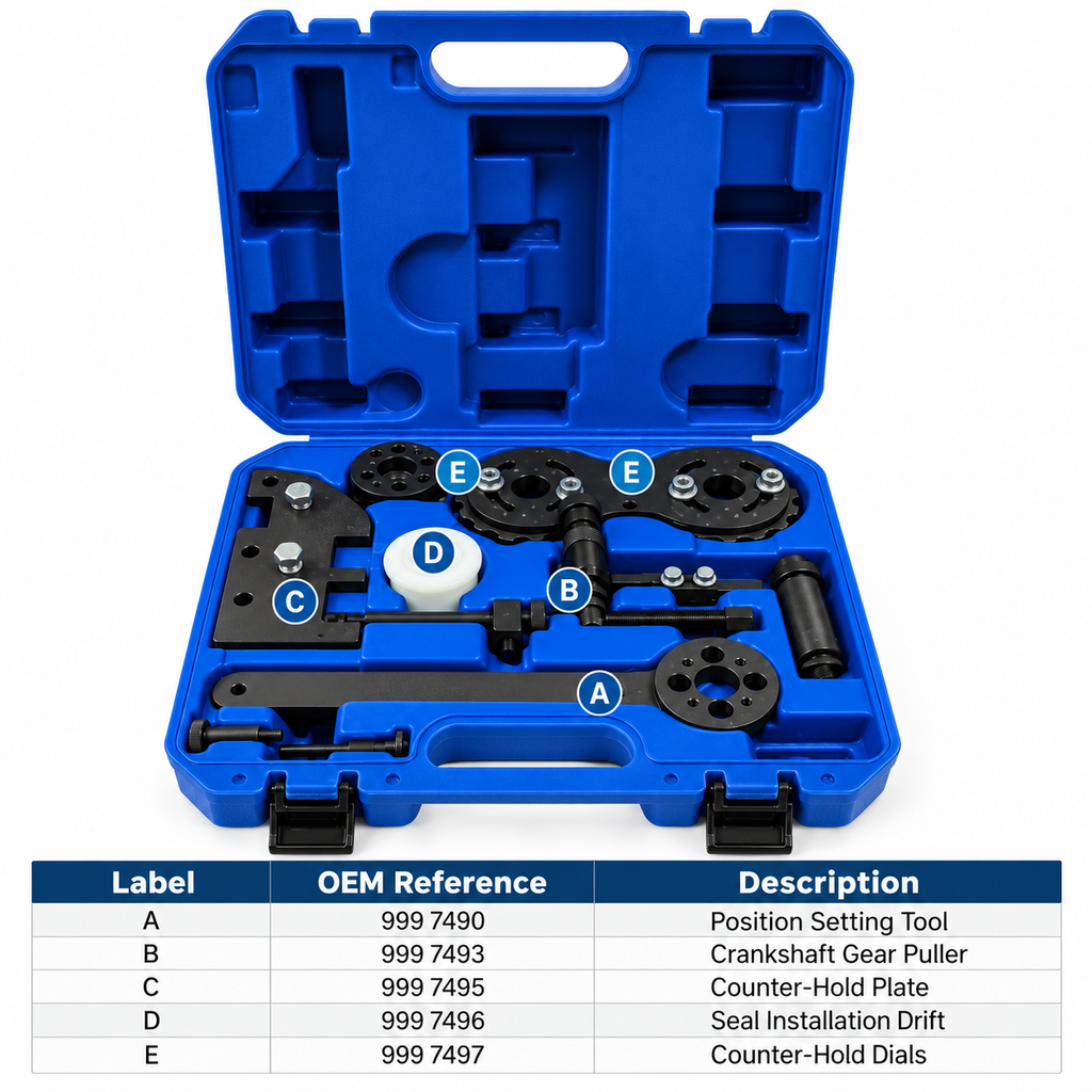 Volvo 2.0T Engine Timing Tool Kit Details